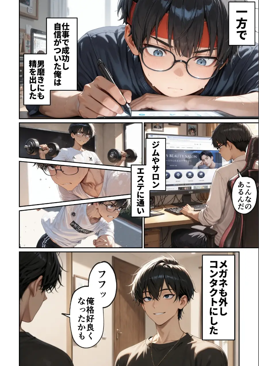 昔、俺をバカにしていた幼馴染を10年後港区のタワマンに呼び出して朝まで〇〇する話。【モザイク版】 試し読み 15ページ