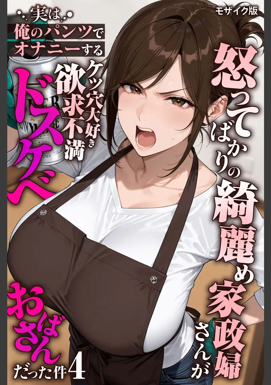 怒ってばかりの綺麗め家政婦さんが実は俺のパンツでオナニーするケツ穴大好き欲求不満ドスケベオバサンだった件【単話】モザイク版（単話） 試し読み 1ページ