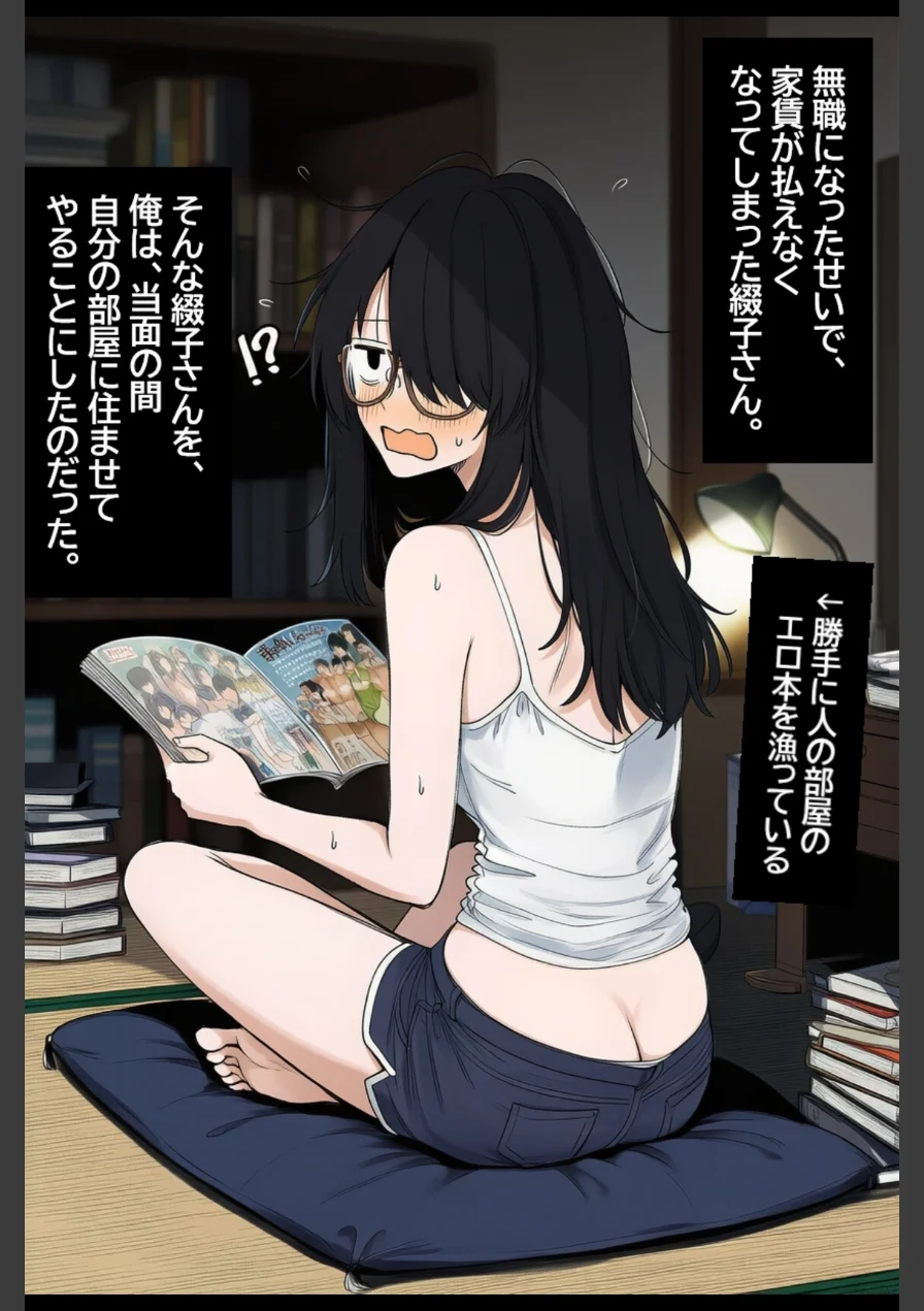 陰キャ眼鏡女を孕ませる。【モザイク版】（単話） 試し読み 2ページ