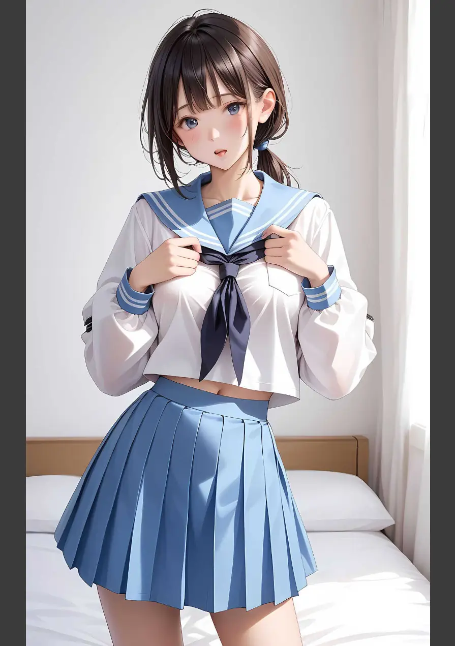 【全5作収録】ぱんちら撮影会のはずが、いつのまにかおじさんち〇ぽに沼る話 セット版 モザイク版 試し読み 21ページ