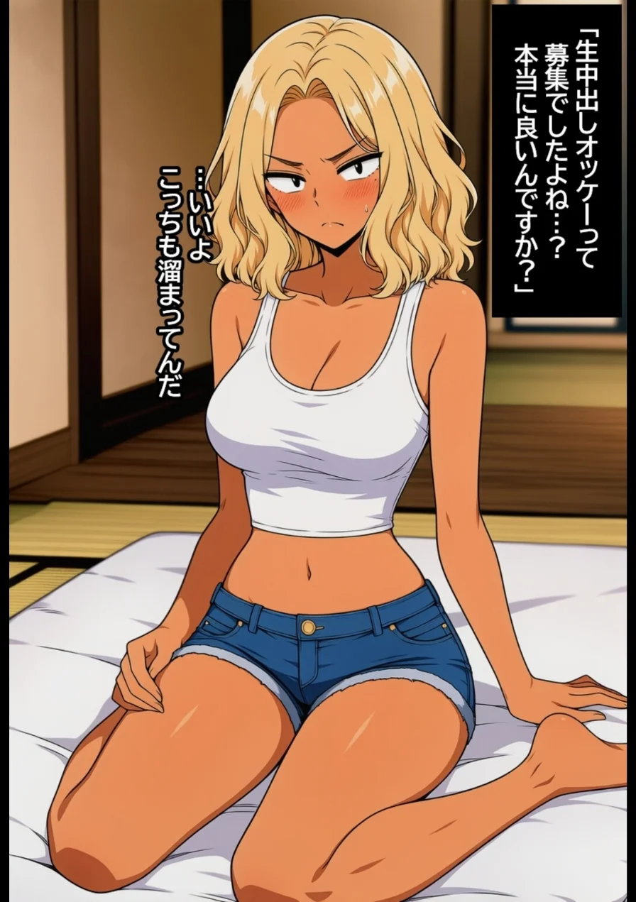 深夜のド〇キにいそうなヤンキー女を孕ませる。【モザイク版】（単話） 試し読み 4ページ