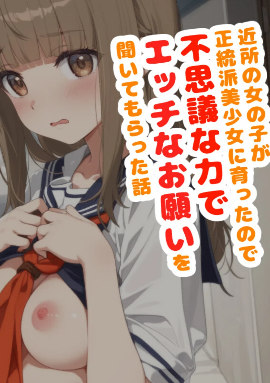 近所の女の子が正統派美少女に育ったので不思議な力でエッチなお願いを聞いてもらった話【モザイク版】 試し読み 1ページ