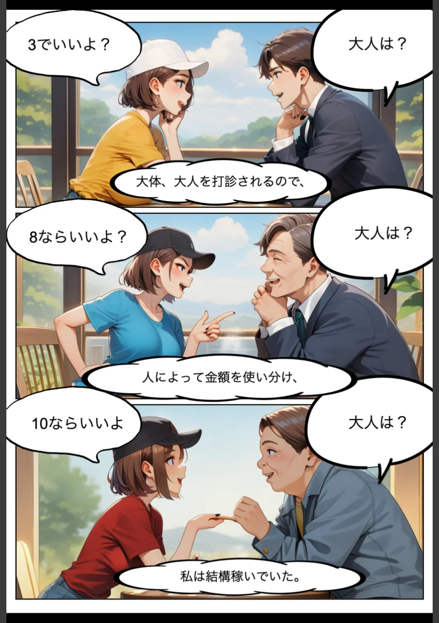 パパ活女子・中谷紬（24）がキモおじのデカチンに沼るまでの話。【棒消し修正版】 試し読み 2ページ