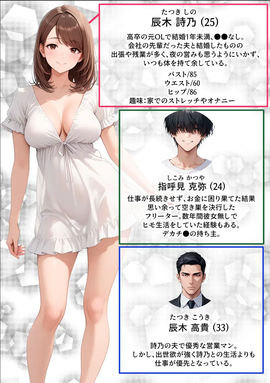 ただ空き巣に入っただけのはずが欲求不満な人妻を堕とすことになった話〜盗んだのは物ではなく躰でした〜 モザイク版 試し読み 3ページ