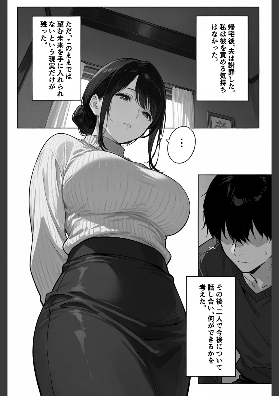 公認孕ませ ―夫が選んだ種付け相手は絶倫チンポの持ち主だった―【白抜き修正版】（単話） 試し読み 3ページ