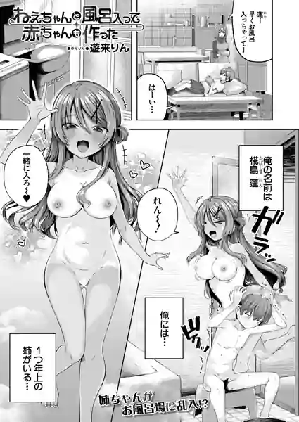 ねえちゃんと風呂入って赤ちゃんも作った（単話） 表紙
