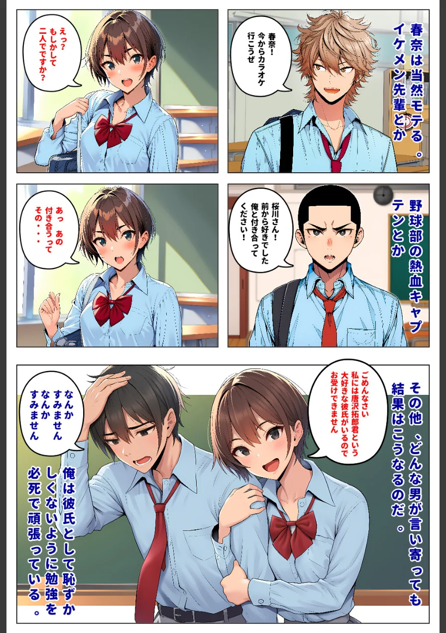 人気者のボーイッシュ幼馴染は、イケメンにはなびかないのに俺にはデレてすぐイク【モザイク版】 試し読み 5ページ