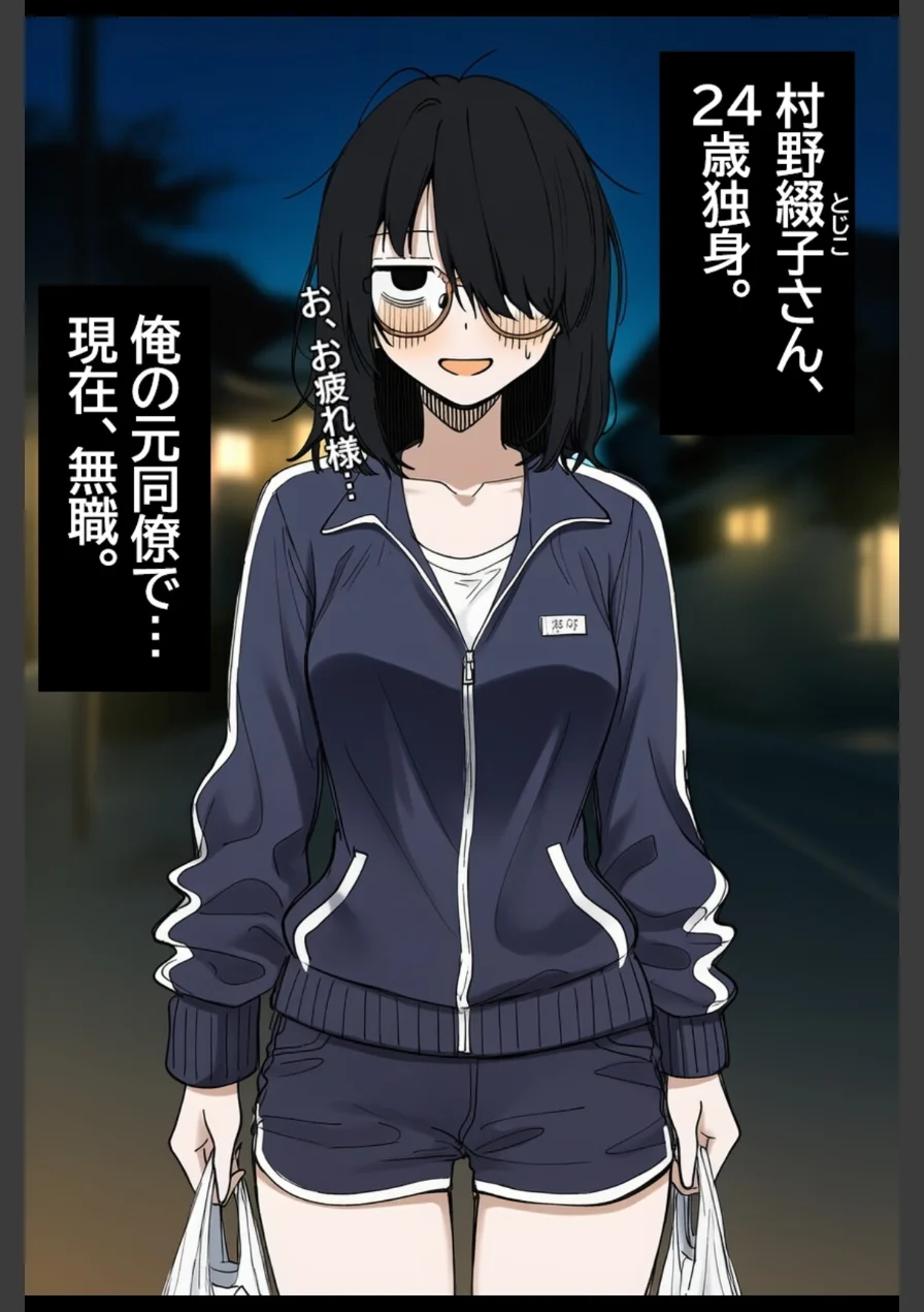 陰キャ眼鏡女を孕ませる。【モザイク版】（単話） 試し読み 1ページ