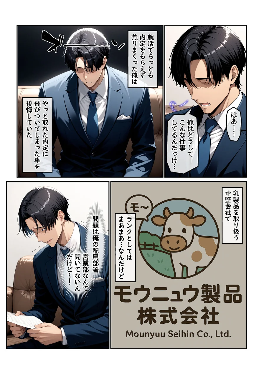 ホームステイ先の爆乳ブロンド美女に雌牛コスで誘惑されてイチャラブ種付け生活 モザイク版 試し読み 4ページ