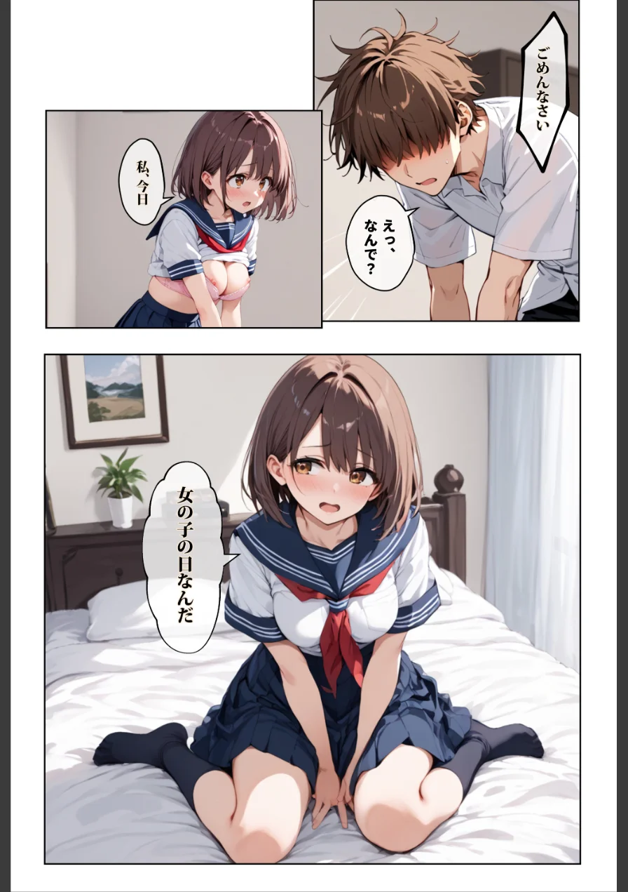 彼女の友達が風呂上がりなので、寝取りたくなって浮気マ〇コを貸してもらった件【モザイク版】 試し読み 12ページ