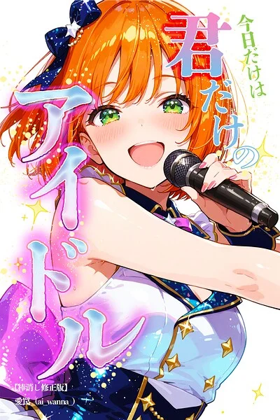 今日だけは...君だけのアイドル【棒消し修正版】（単話） 表紙