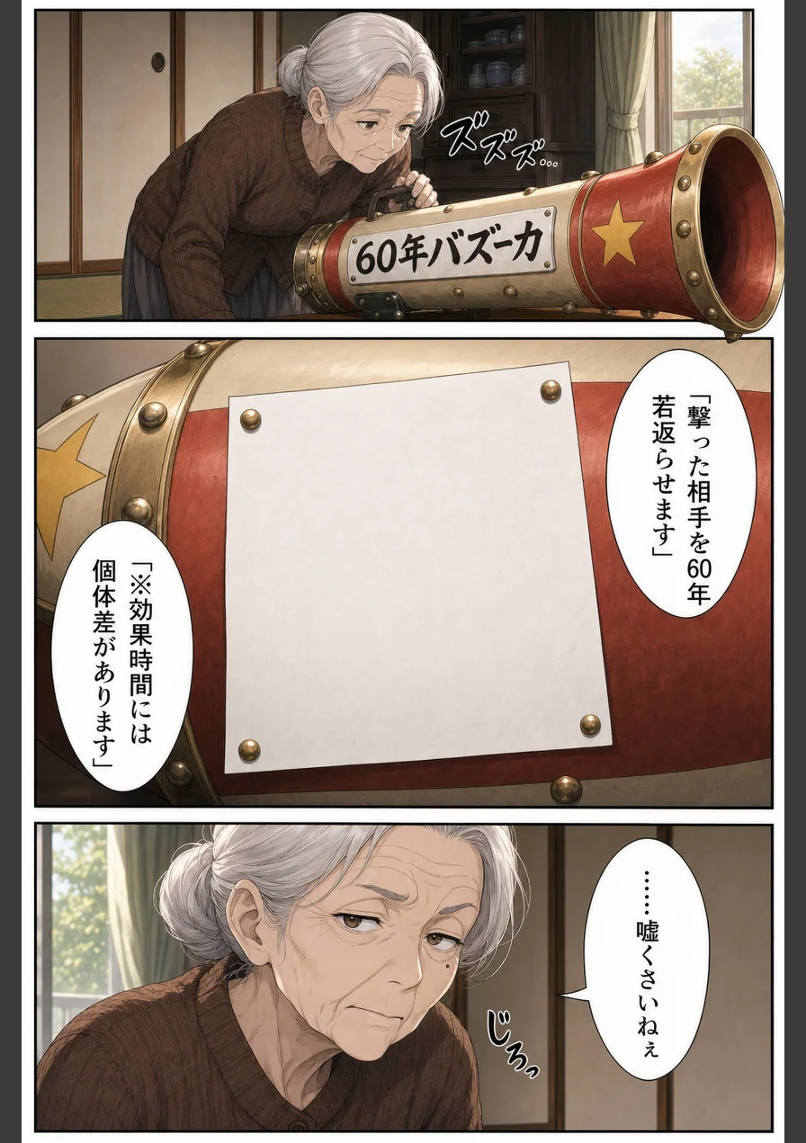 60年バズーカ！〜83歳の元伝説キャバ嬢、若返って無双する〜【モザイク版】 試し読み 12ページ