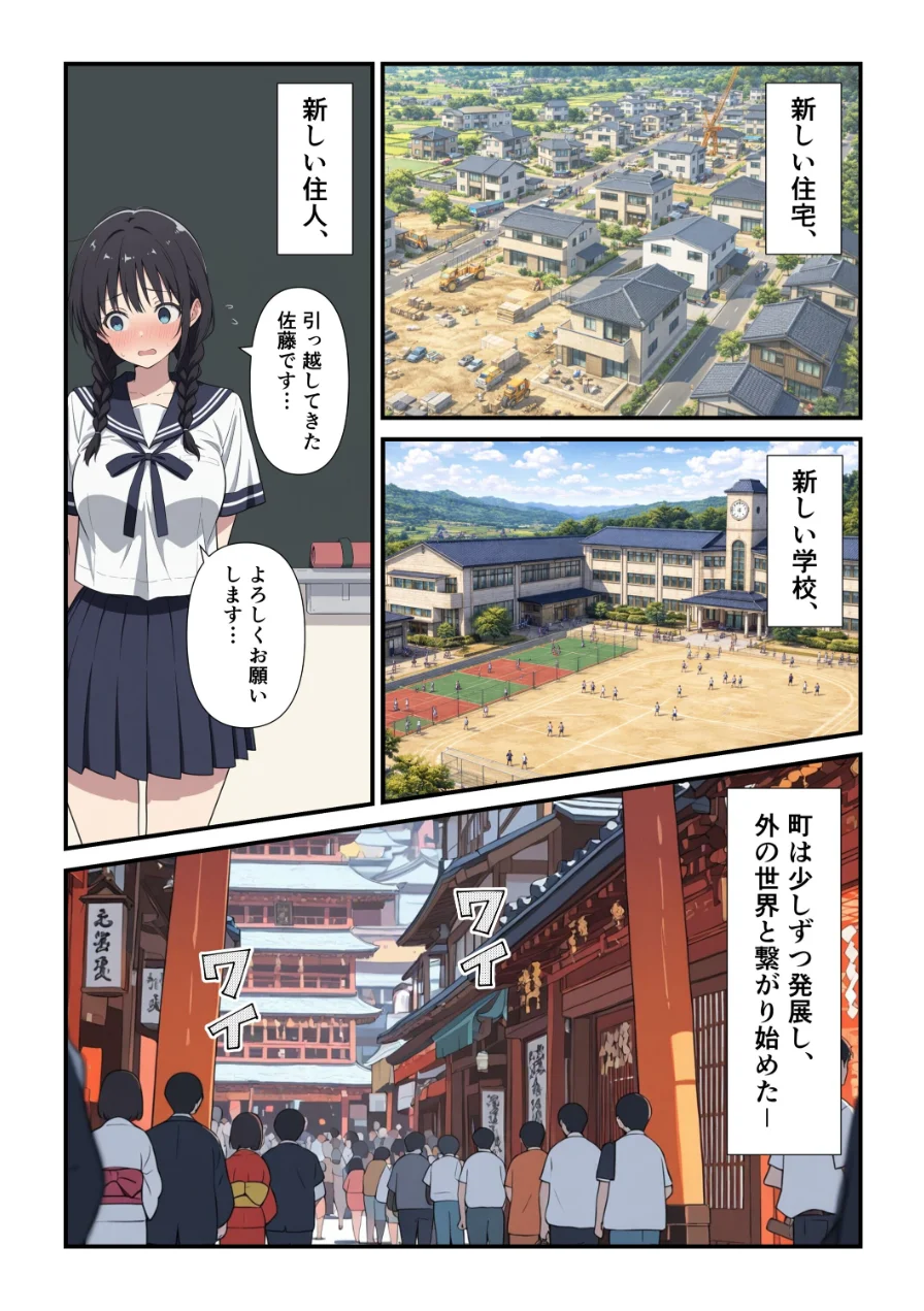 辺境村の全裸巡礼【モザイク版】 試し読み 3ページ