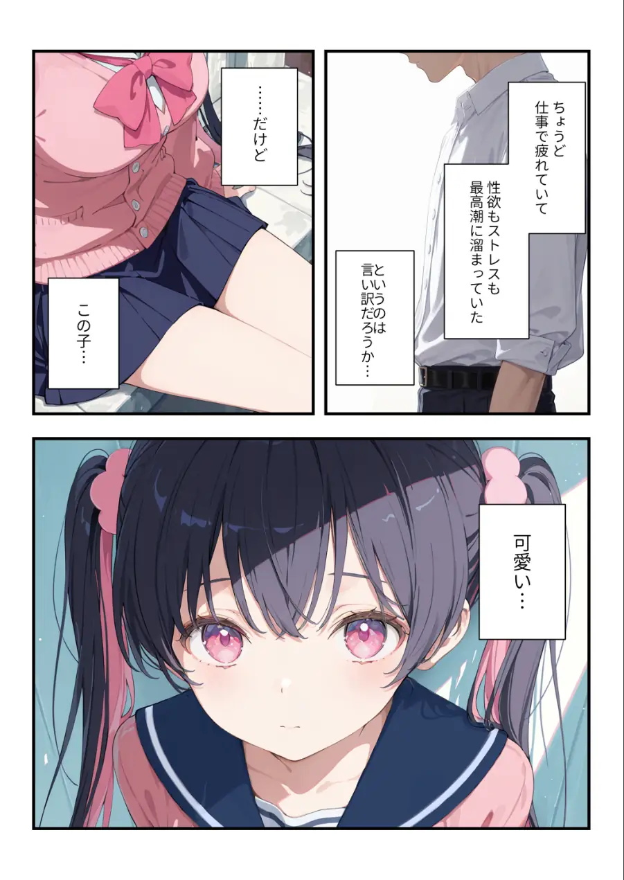 謎の地雷形女子校生が推しのち○ ぽにメス堕ちするまでの記録【モザイク版】（単話） 試し読み 3ページ