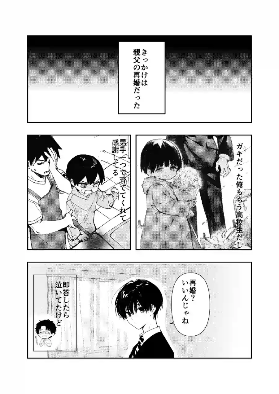 ギャルママに、童貞を卒業させられちゃう話【モザイク版】（単話） 試し読み 2ページ