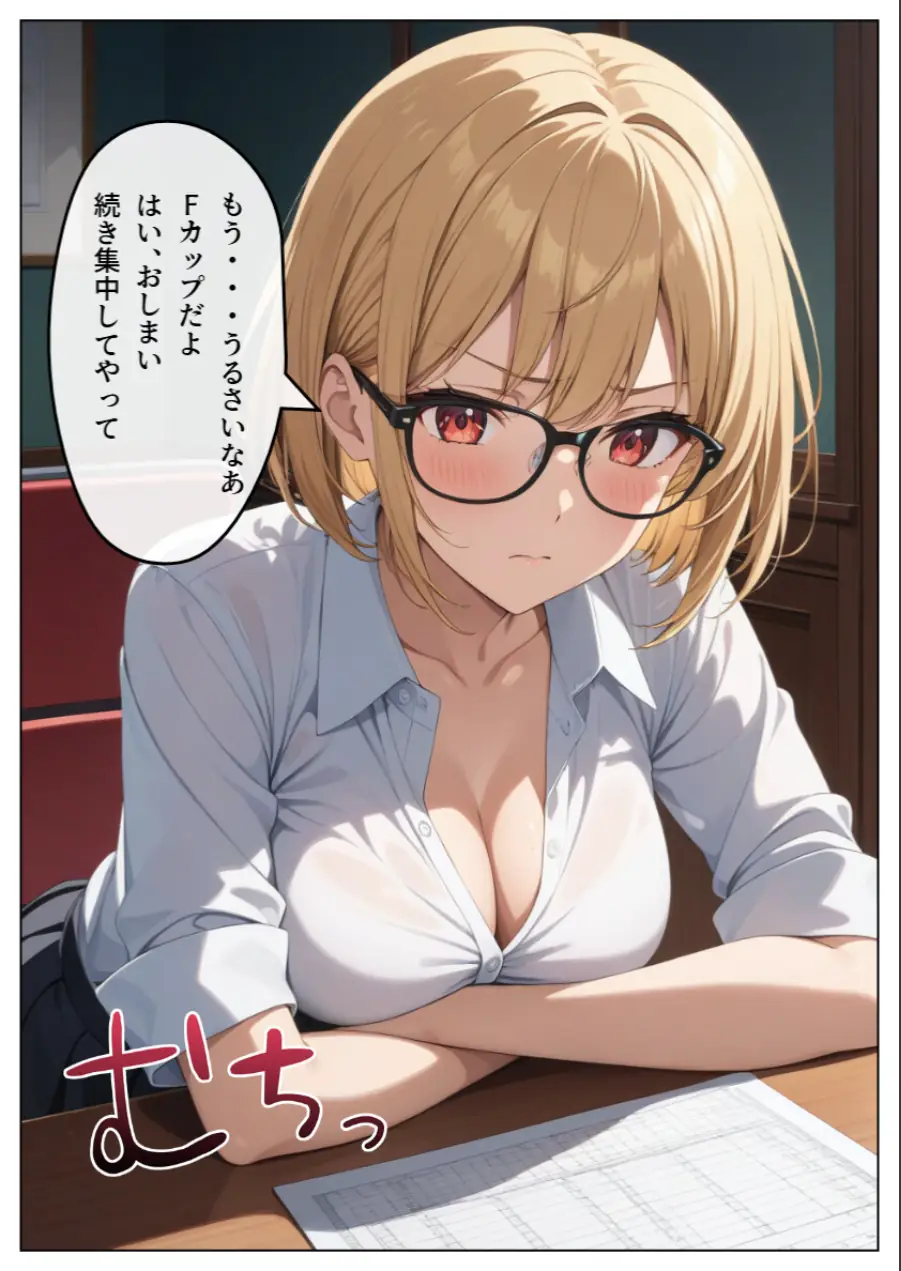 巨乳眼鏡家庭教師 快楽堕ちしたので中出ししてあげた【モザイク版】 試し読み 10ページ