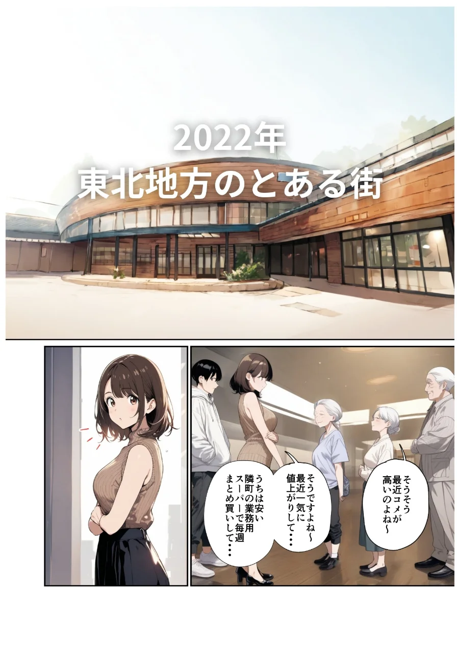 欲求不満っぽい下の階の巨乳人妻（32）と団地の集会所で二人きりになった時の話【白抜き修正版】 試し読み 3ページ