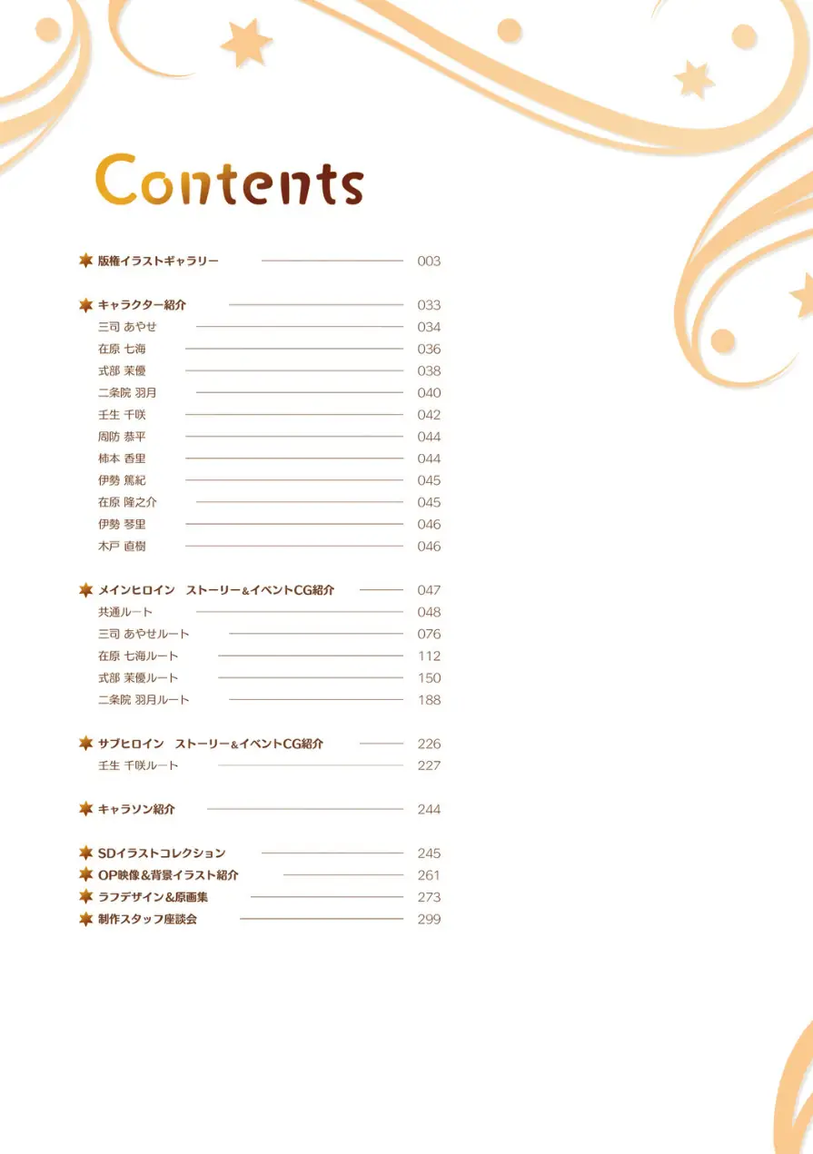 オフィシャル・ビジュアルファンブック 試し読み 4ページ