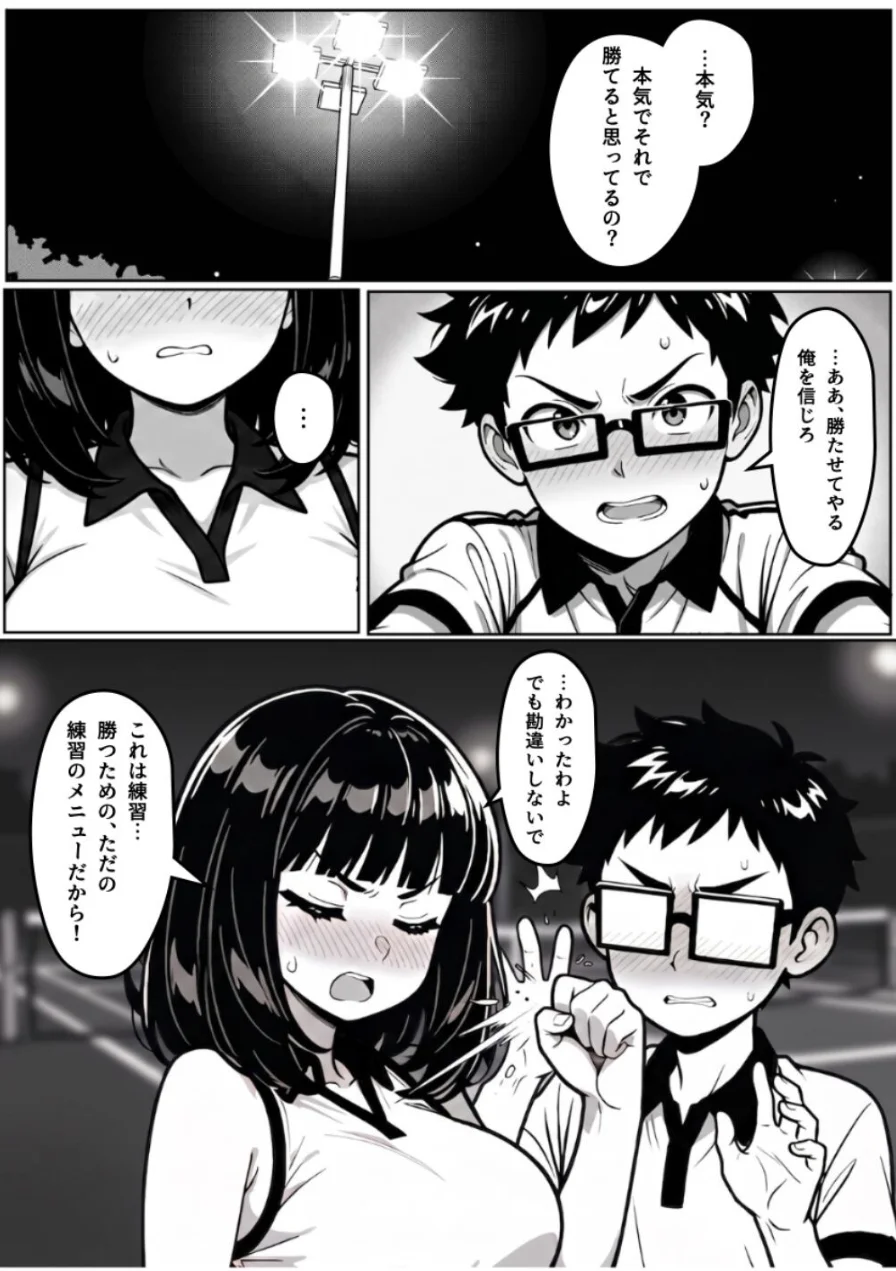本能に狂わされるわからせ特訓:最悪の相性だった僕たちが、夜のラリーで無敵のペアになるまで【棒消し修正版】 試し読み 10ページ