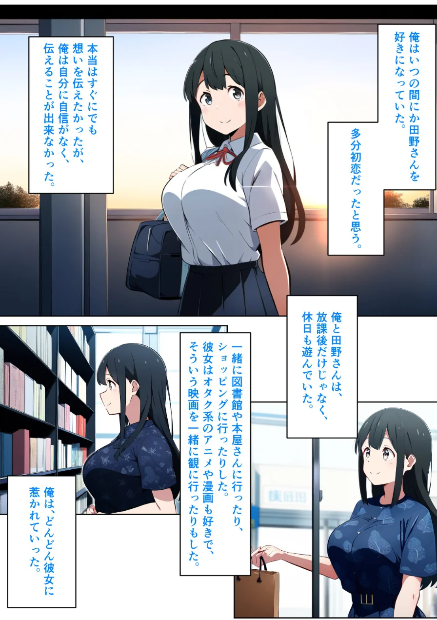 黒髪陰キャの幼馴染をチャラ男先輩に寝取られる話【モザイク版】 試し読み 6ページ