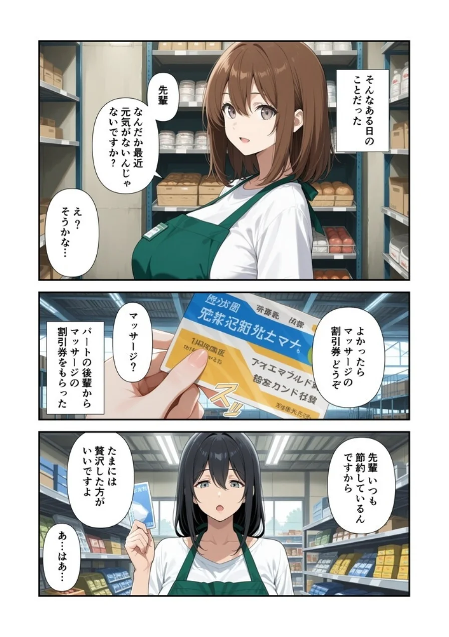 節約上手の真面目な人妻が媚薬暗示マッサージにハマって、どスケベ肉便器になった話【モザイク版】 試し読み 4ページ