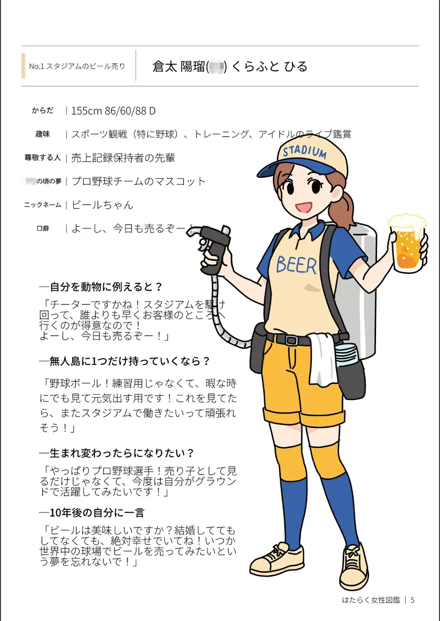 はたらく女性図鑑 試し読み 7ページ
