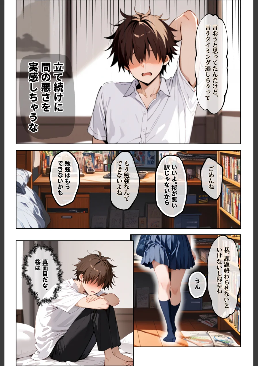 彼女の友達が風呂上がりなので、寝取りたくなって浮気マ〇コを貸してもらった件【モザイク版】 試し読み 13ページ