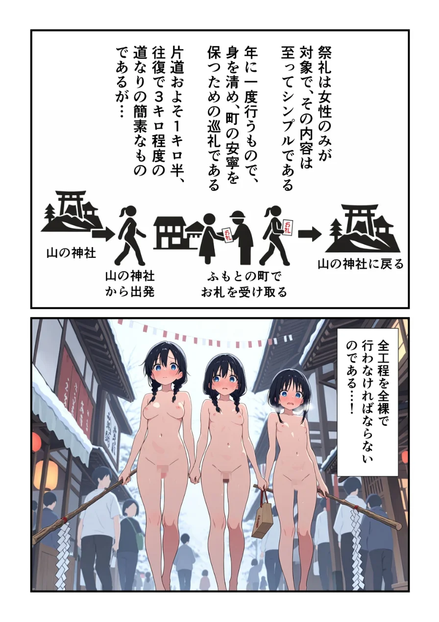 辺境村の全裸巡礼【モザイク版】 試し読み 5ページ