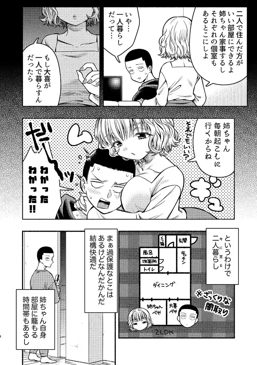 同棲してる姉と弟 試し読み 4ページ