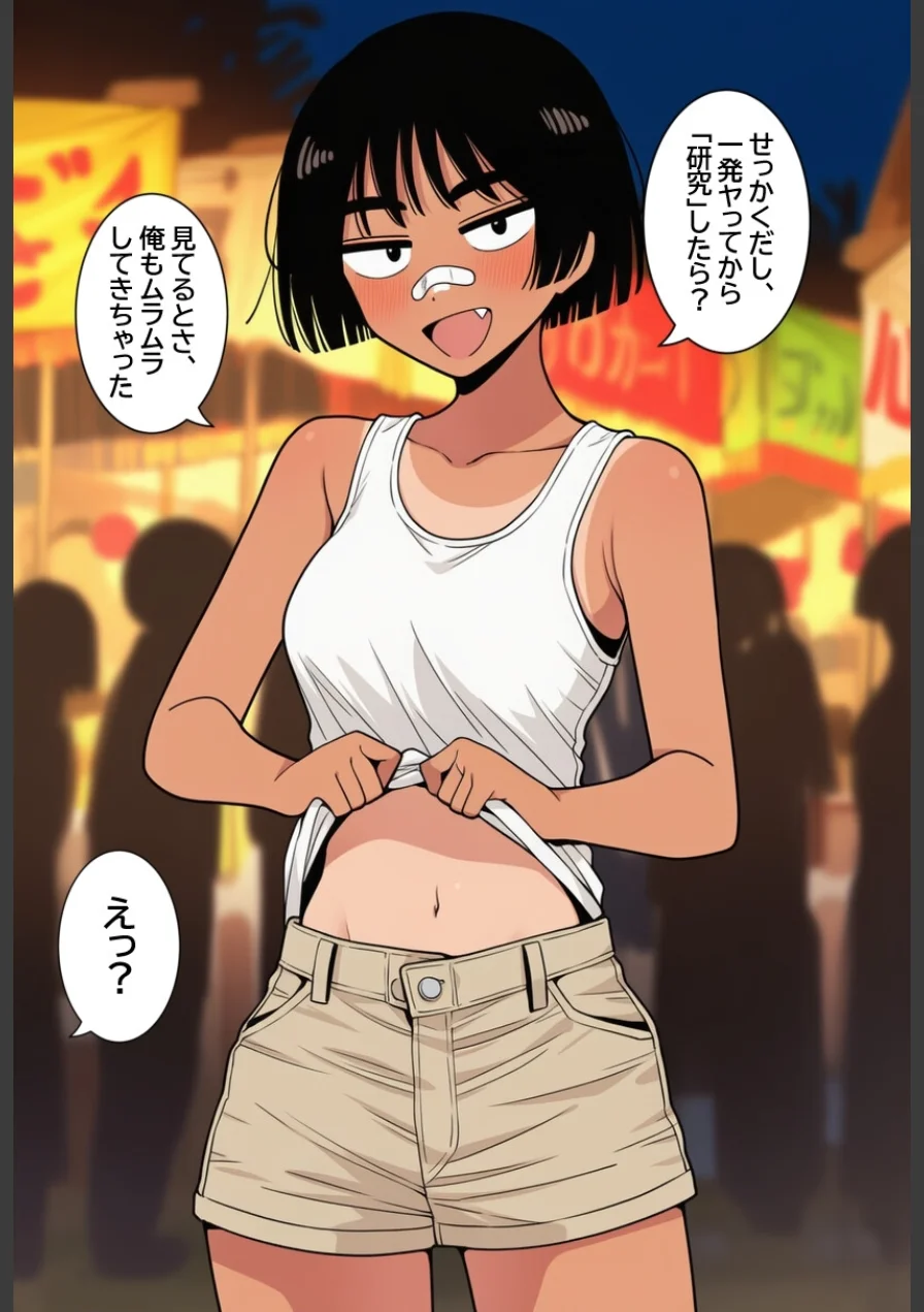 孕ませ村のボーイッシュ娘【モザイク版】（単話） 試し読み 6ページ